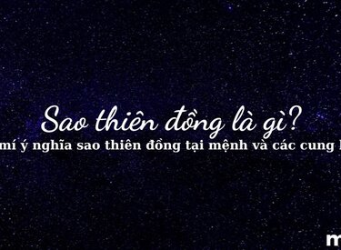 Bí mật về sao thiên đồng