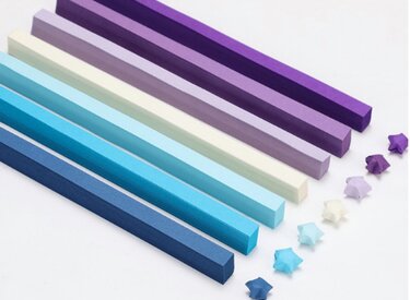 Sự phổ biến của giấy xếp sao