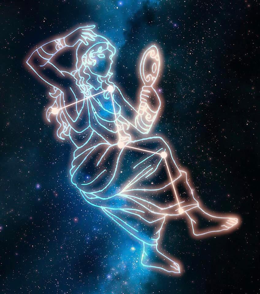 Cassiopeia - Chòm sao Thiên Hậu - Thần thoại Hy Lạp